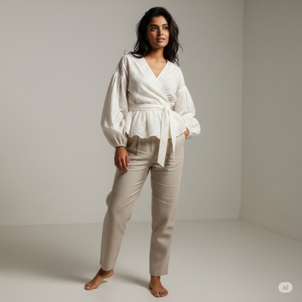 Wrap It All – Cotton Wrap Top - Image 7