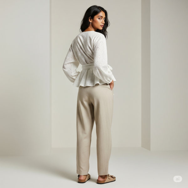 Wrap It All – Cotton Wrap Top - Image 4