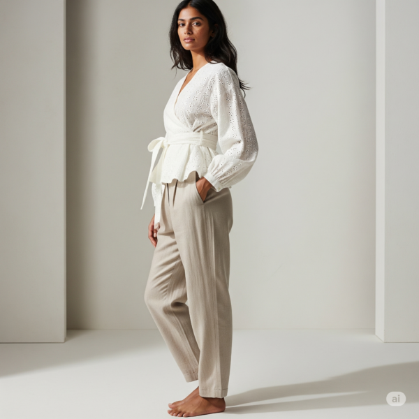Wrap It All – Cotton Wrap Top - Image 3